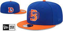 Broncos NFL LIGATURE SNAPBACK Royal-Orange Hat by New Era - 2nd View