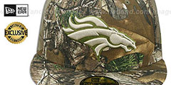 Broncos NFL TEAM-BASIC Realtree Camo Fitted Hat by New Era - 2nd View