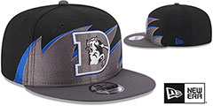 Broncos NFL THROWBACK TIDAL WAVE SNAPBACK Black-Charcoal Hat by New Era - 2nd View