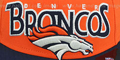 Broncos PROFILIN Orange-Navy Fitted Hat by New Era - 2nd View