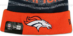 Broncos SUPER BOWL 50 CHAMPS Knit Beanie Hat by New Era - 2nd View