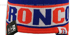 Broncos THROWBACK CRAYON BOX Knit Beanie Hat by New Era - 2nd View