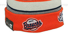 Broncos WINTER TRADITION Knit Beanie Hat by New Era - 2nd View