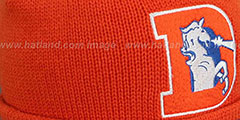 Broncos XL-LOGO BEANIE Orange by Mitchell and Ness - 2nd View