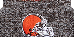 Browns 2023 SIDELINE Knit Beanie Hat by New Era - 2nd View