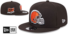 Browns 2024 NFL DRAFT SNAPBACK Brown Hat by New Era - 2nd View