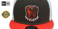 Browns DAWG TRUCKER SNAPBACK Brown-White-Orange Hat by New Era - 2nd View