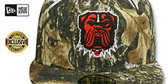 Browns NFL TEAM-BASIC Realtree Camo Fitted Hat by New Era - 2nd View