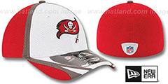 Buccaneers 2014 NFL TRAINING FLEX White Hat by New Era - 2nd View