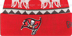 Buccaneers THE-MOOSER Knit Beanie Hat by New Era - 2nd View