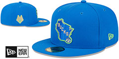 Bucks 23-24 ALTERNATE CITY-EDITION Fitted Hat by New Era - 2nd View