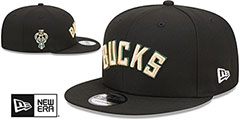 Bucks STATEMENT SNAPBACK Black Hat by New Era - 2nd View