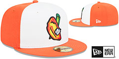 Bisons THEME NIGHT White-Orange Fitted Hat by New Era - 2nd View