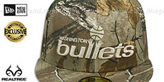 Bullets NBA TEAM-BASIC Realtree Camo Fitted Hat by New Era - 2nd View