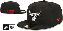 Bulls 23-24 ALTERNATE CITY-EDITION Fitted Hat by New Era - 2nd View