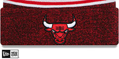 Bulls BANNER Knit Beanie Hat by New Era - 2nd View