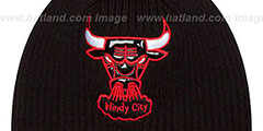 Bulls CHILLER FILLER BEANIE Black-Red by New Era - 2nd View