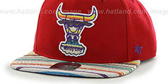 Bulls HWC WARCHILD SNAPBACK Red Hat by Twins 47 Brand - 2nd View