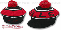 Bulls RERUN KNIT BEANIE by Mitchell and Ness - 2nd View