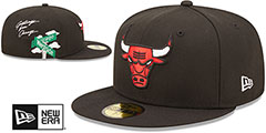 Bulls SIDE-CITY ICON Black Hat by New Era - 2nd View