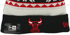 Bulls THE-MOOSER Knit Beanie Hat by New Era - 2nd View