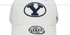 BYU DH White Fitted Hat by Zephyr - 2nd View