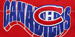 Canadiens 2T FLASHBACK SNAPBACK Red-Royal Hat by Zephyr - 2nd View