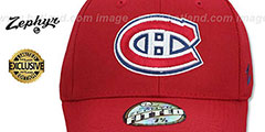 Canadiens SHOOTOUT Red Fitted Hat by Zephyr - 2nd View