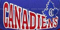 Canadiens STOKED SNAPBACK Royal-Red Hat by New Era - 2nd View