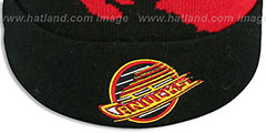 Canucks PAINTBRUSH BEANIE by Mitchell and Ness - 2nd View