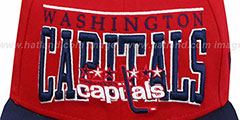 Capitals LE-ARCH SNAPBACK Red-Navy Hat by New Era - 2nd View