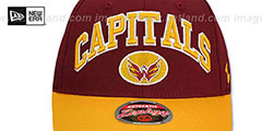 Capitals SPORT SNAPBACK Burgundy-Gold Hat by Zephyr - 2nd View