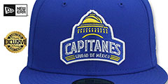 Capitanes NBA G-LEAGUE Royal Fitted Hat by New Era - 2nd View