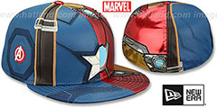 Captain America VS Ironman CHARACTER ARMOR Fitted Hat by New Era - 2nd View