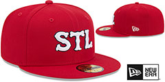 Cardinals CITY CONNECT ONFIELD Fitted Hat by New Era - 2nd View