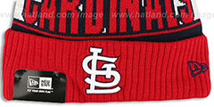 Cardinals REP-UR-TEAM Knit Beanie Hat by New Era - 2nd View