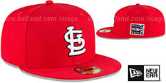 Cardinals WORLD SERIES SIDE PATCH Fitted Hat by New Era - 2nd View