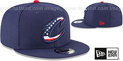 Cavaliers FLAG FILL INSIDER SNAPBACK Navy Hat by New Era - 2nd View