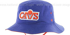 Cavaliers KIRBY BUCKET Royal Hat by Twins 47 Brand - 2nd View