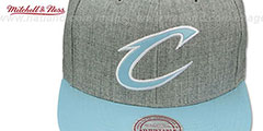 Cavaliers PATENT POWDER SNAPBACK Hat Mitchell and Ness - 2nd View