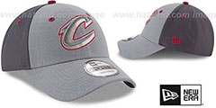 Cavaliers THE-LEAGUE GREY-POP STRAPBACK Hat by New Era - 2nd View