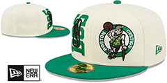 Celtics 2022 NBA DOUBLE WHAMMY DRAFT Fitted Hat by New Era - 2nd View