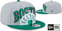 Celtics 2023 TIP OFF SNAPBACK Grey-Green Hat by New Era - 2nd View