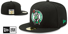 Celtics 2024 FINALS Black Fitted Hat by New Era - 2nd View