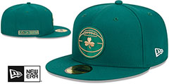 Celtics 23-24 ALTERNATE CITY-EDITION Fitted Hat by New Era - 2nd View