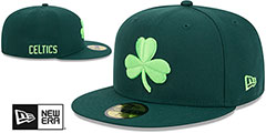 Celtics 24-25 ALTERNATE CITY-EDITION Fitted Hat by New Era - 2nd View