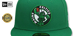 Celtics NBA G-LEAGUE Kelly Fitted Hat by New Era - 2nd View