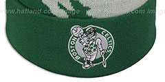 Celtics PAINTBRUSH BEANIE by Mitchell and Ness - 2nd View