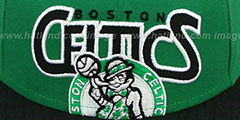 Celtics PROFILIN Green-Black Fitted Hat by New Era - 2nd View