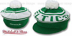 Celtics RERUN KNIT BEANIE by Mitchell and Ness - 2nd View